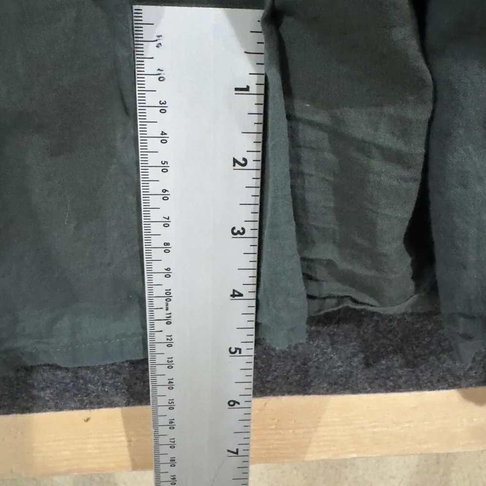 Daughters of India Sahana Dress Women's Small Green Boho Maxi Tiered Long Pocket - Picture 5 of 8
